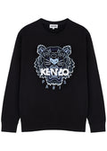 Designer Tiger Crewneck "Light blue & Black"